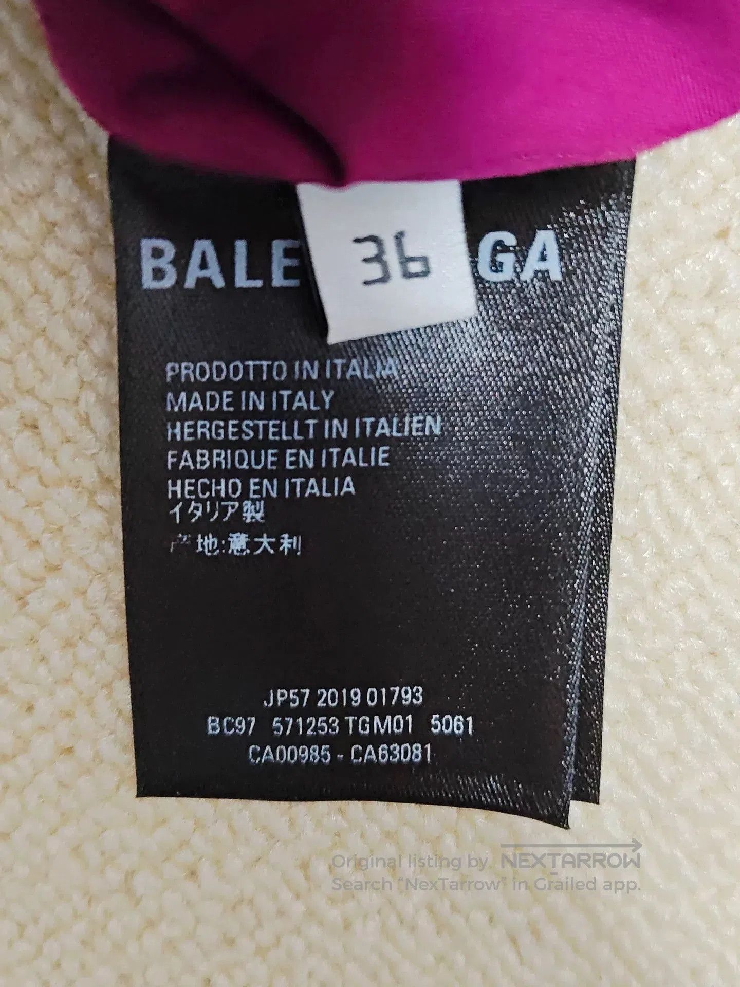 Balenciaga Balenciaga Back Logo Shirt Jacket. Size XS / US 0-2 / IT 36-38 - 5 Thumbnail