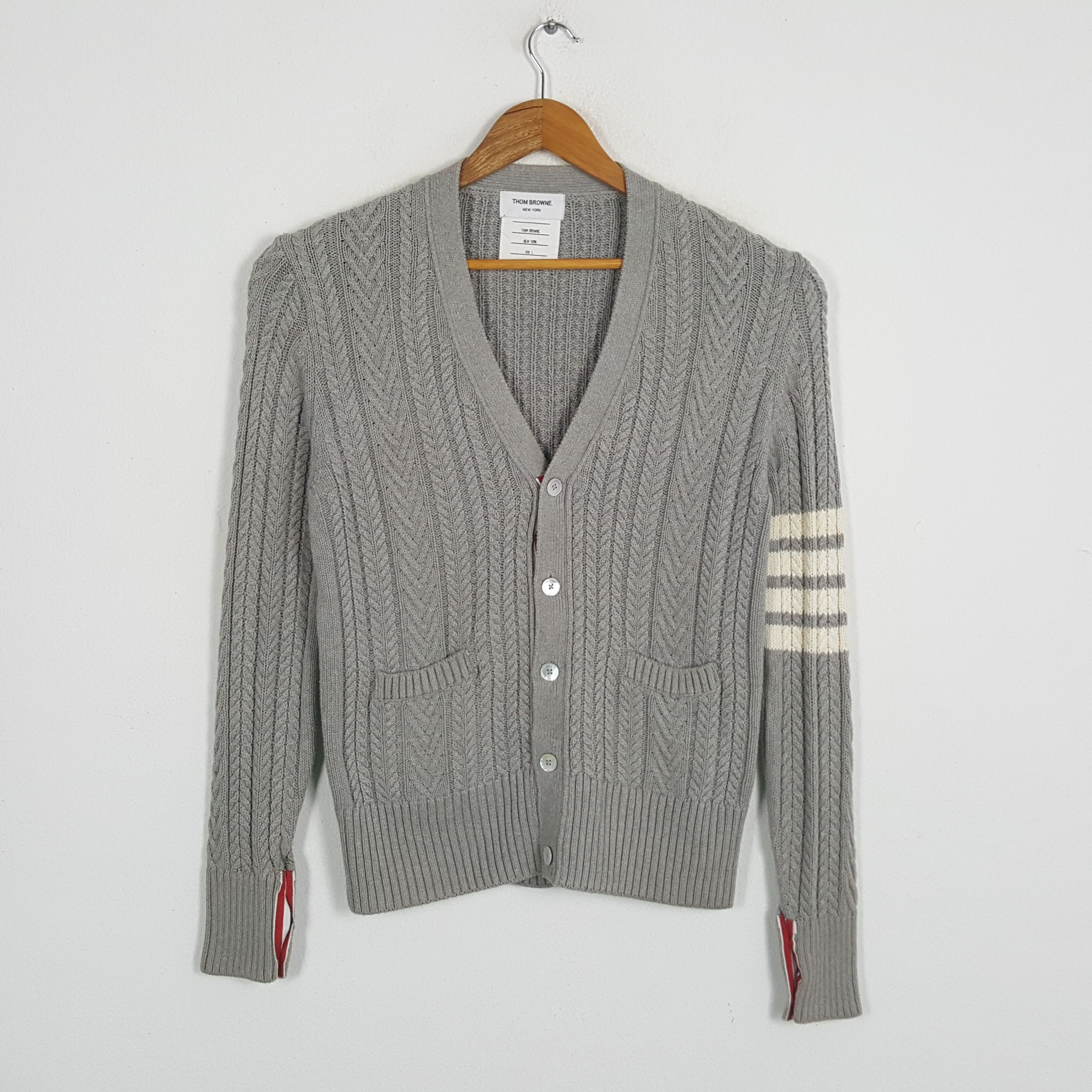 Designer × Vintage Vintage THOM BROWNE American Fashion Brand Knitwear Size US S / EU 44-46 / 1 - 1 Thumbnail