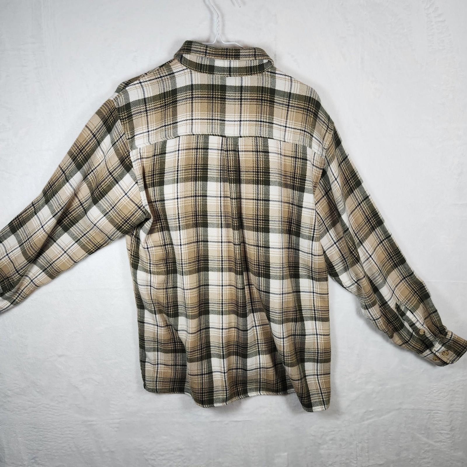 Blair Vintage John Blair Tan Plaid Flannel Size Medium Size US M / EU 48-50 / 2 - 6 Thumbnail