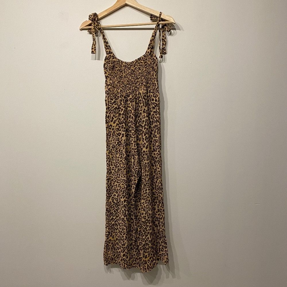 Other Faithfull the Brand Elsa Animal Print Wide Leg Sleeveless Ju Size 27" / US 4 / IT 40 - 4 Thumbnail