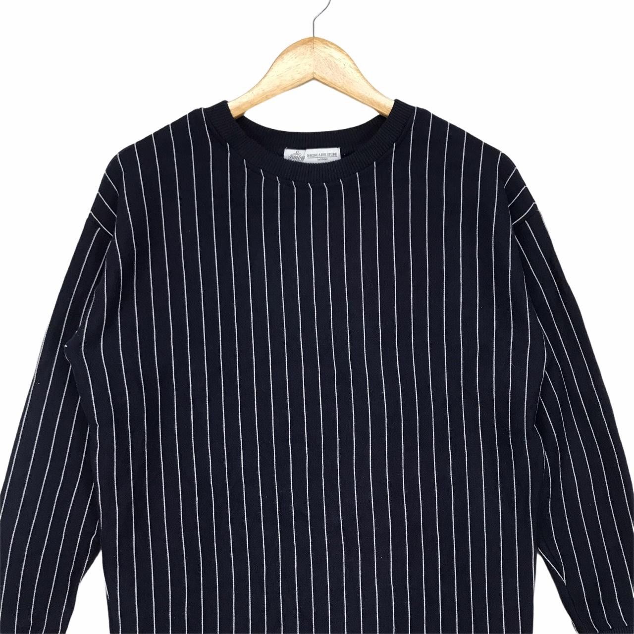 Vintage Vtg B-Ming Life Store by BEAMS Striped Shirt Size M / US 6-8 / IT 42-44 - 2 Thumbnail