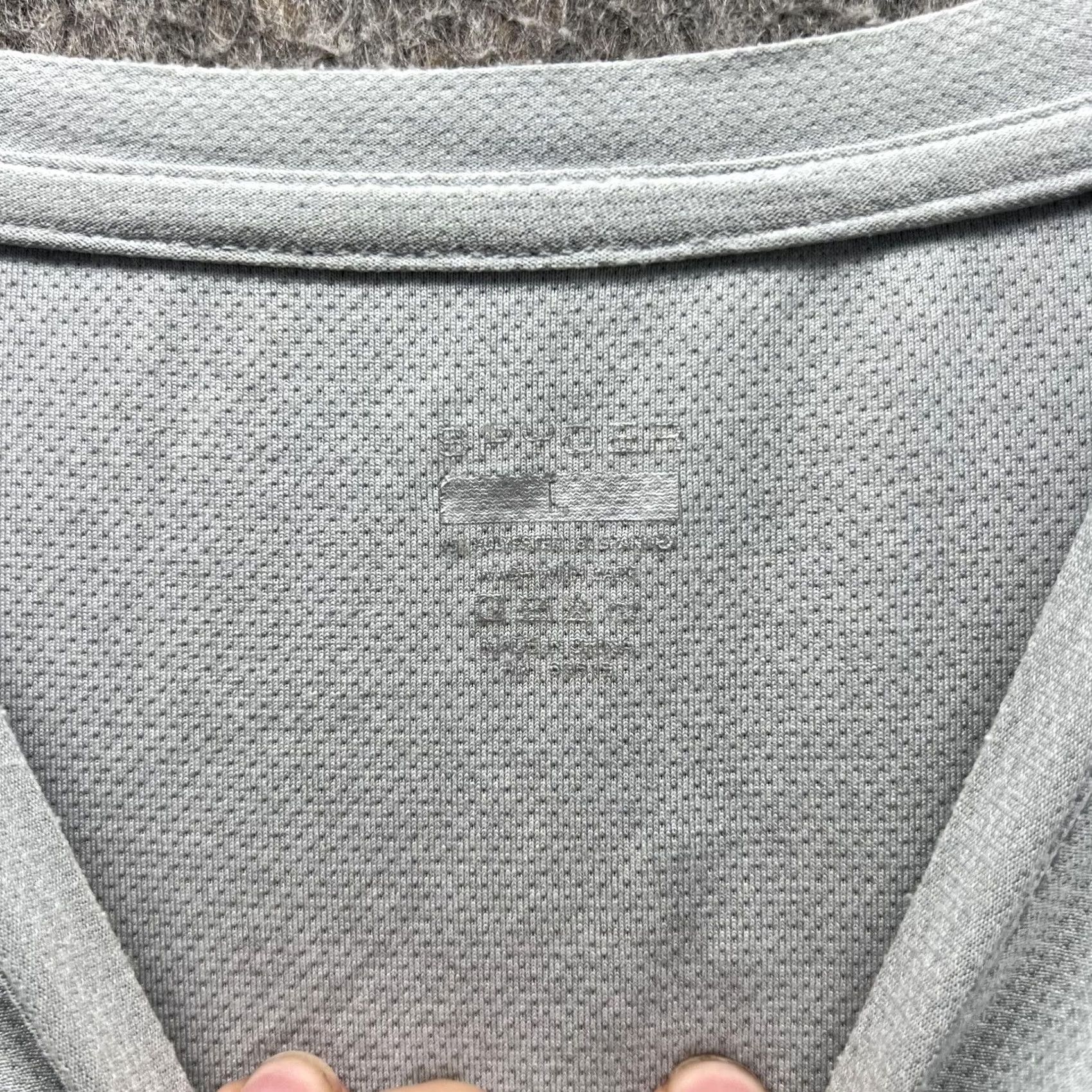 Spyder Spyder Shirt Mens Large Gray Lightweight Tagless Performance Tee Casual Basic Size US L / EU 52-54 / 3 - 2 Thumbnail