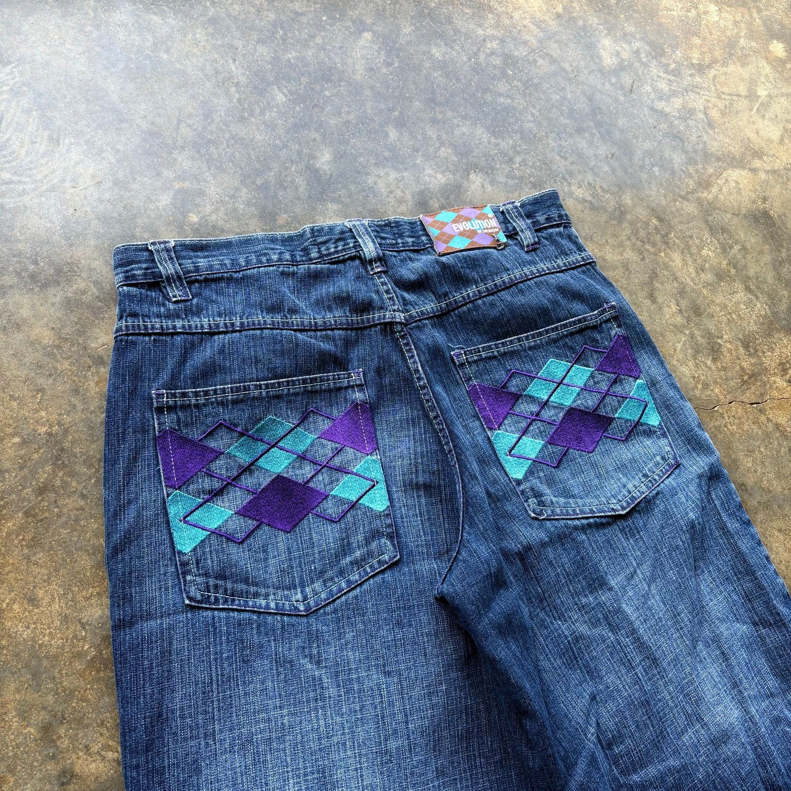 Southpole Vintage Southpole Style Baggy Evolution Denim Jorts Size US 38 / EU 54 - 2 Thumbnail