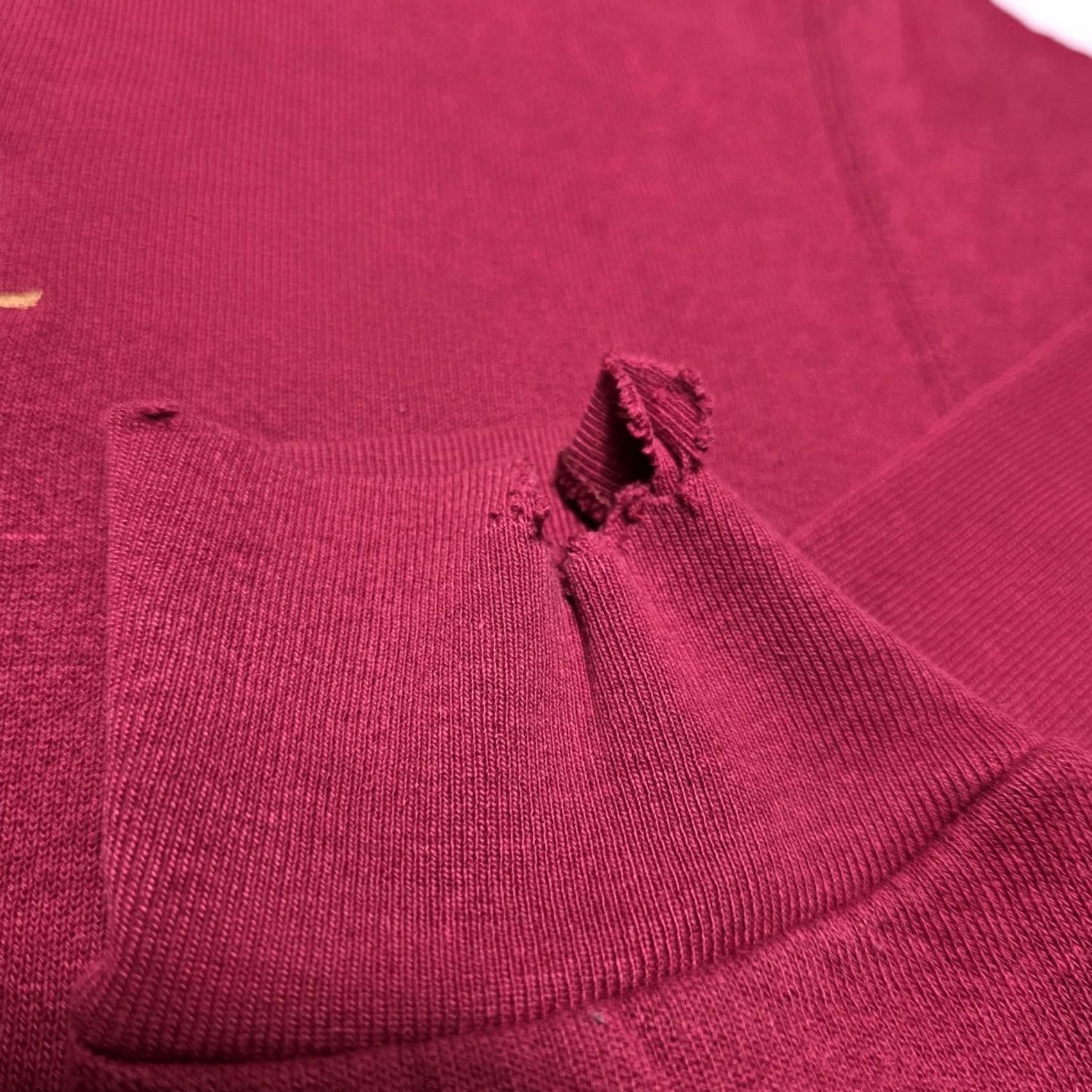 Fruit Of The Loom VINTAGE Arizona Sweatshirt Maroon Cactus Native Desert Embroidered Men's Medium Size US M / EU 48-50 / 2 - 7 Thumbnail