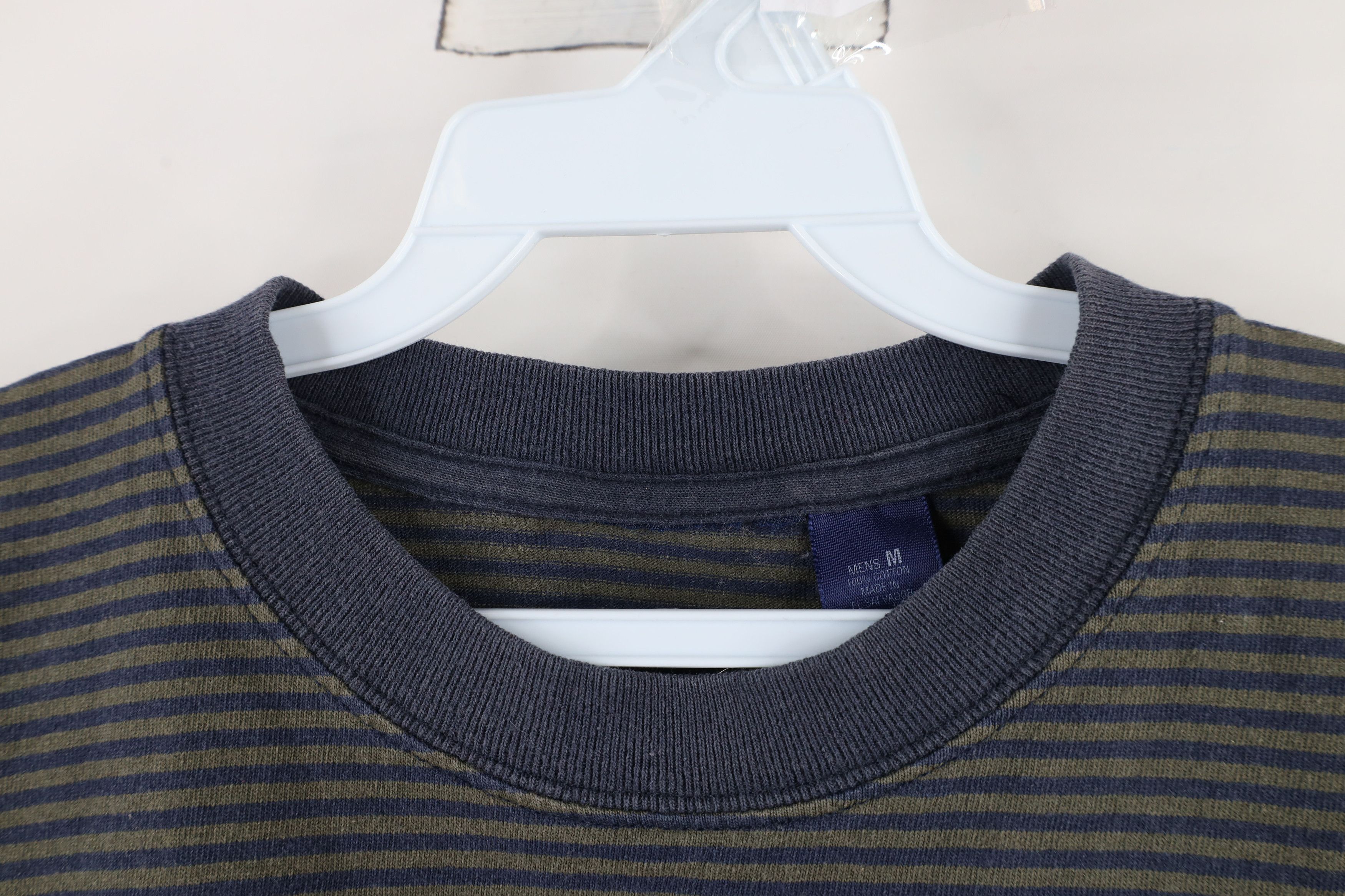 Vintage Vintage 90s Streetwear Striped Short Sleeve T-Shirt Cotton Size US M / EU 48-50 / 2 - 5 Thumbnail