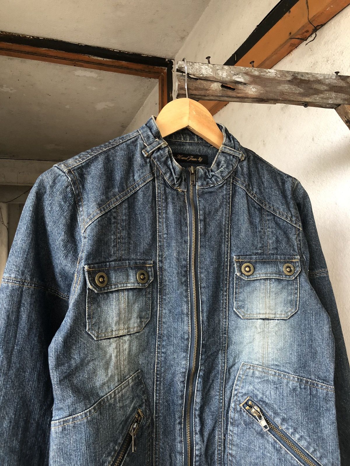 Seditionaries Vintage Slow Hand Jam Denim Jacket Size XS / US 0-2 / IT 36-38 - 4 Thumbnail