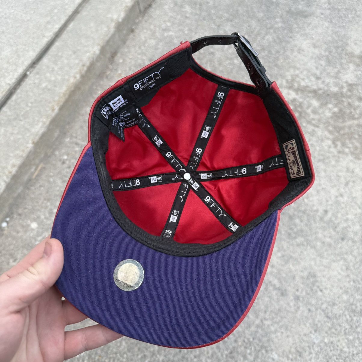 NBA Toronto Raptors Red Leather Star Hardwood Classics Snapback Size ONE SIZE - 5 Thumbnail