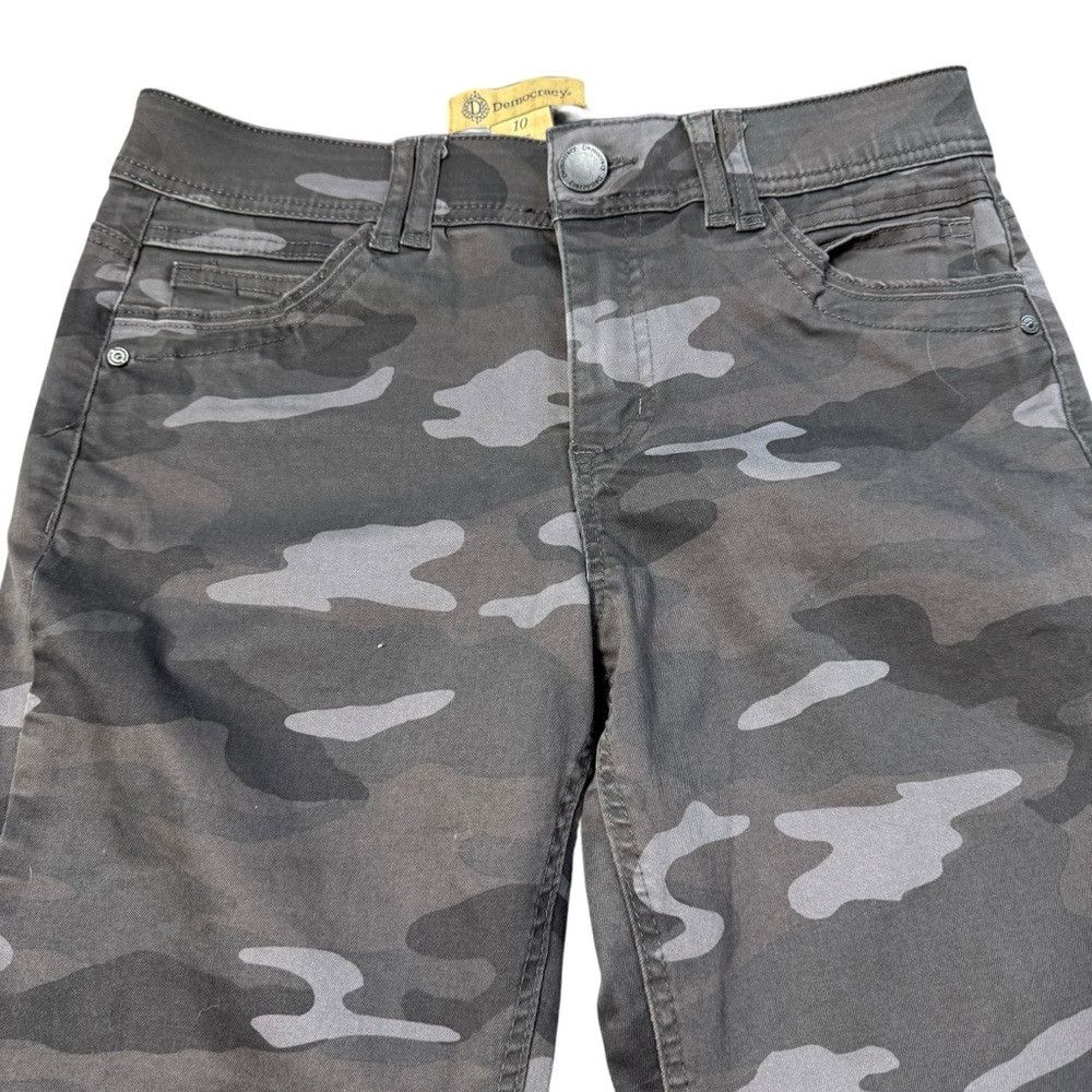 Other Democracy “Ab”technology Camouflage Camo Jeans Size 10 Size 32" / US 10 / IT 46 - 5 Thumbnail