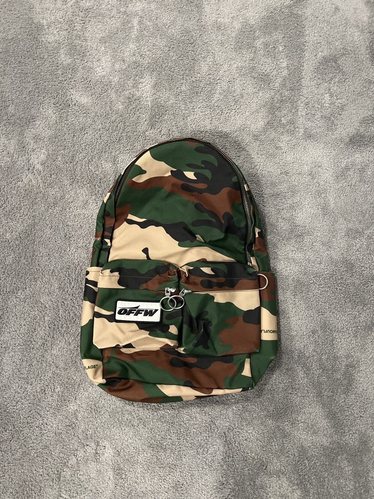 Off white camo backpack best sale