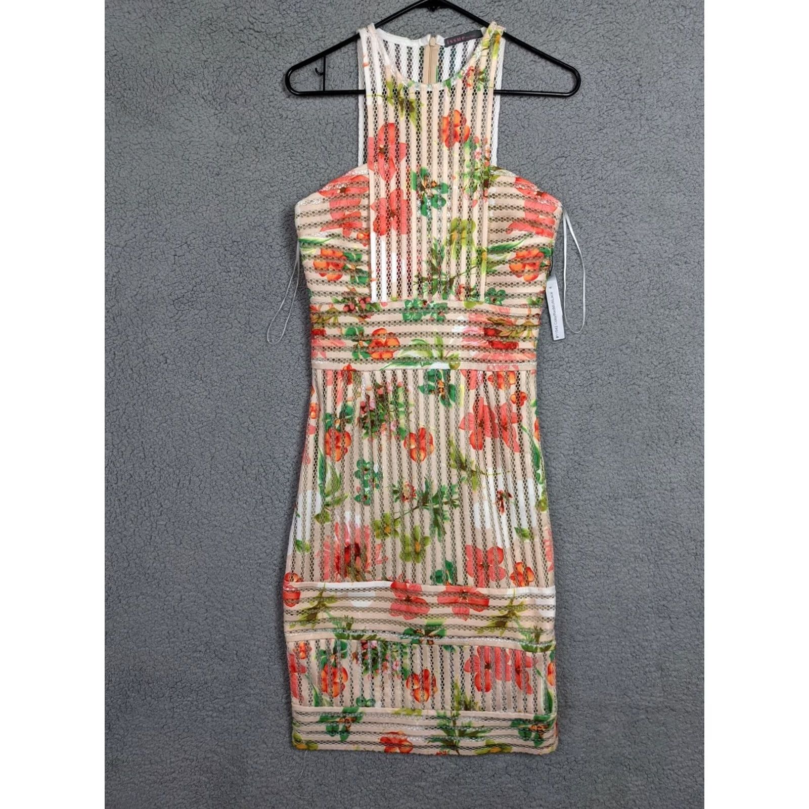 Vintage Issue New York Women's Floral Printed Dress Size 4 Red Casual Size S / US 4 / IT 40 - 2 Thumbnail