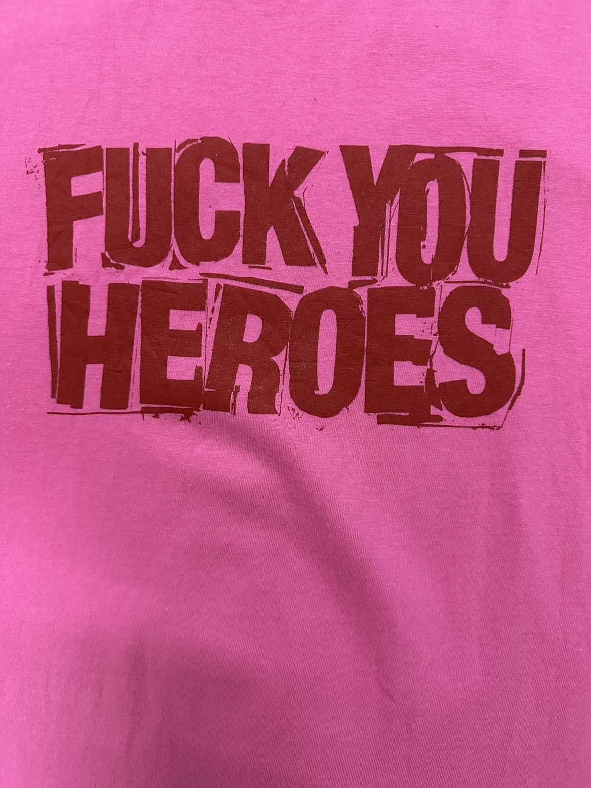 Think Skateboards × Vintage Vintage Rare 90's Fuck You Heroes Skate by Glen E. Friedman Size US L / EU 52-54 / 3 - 5 Thumbnail