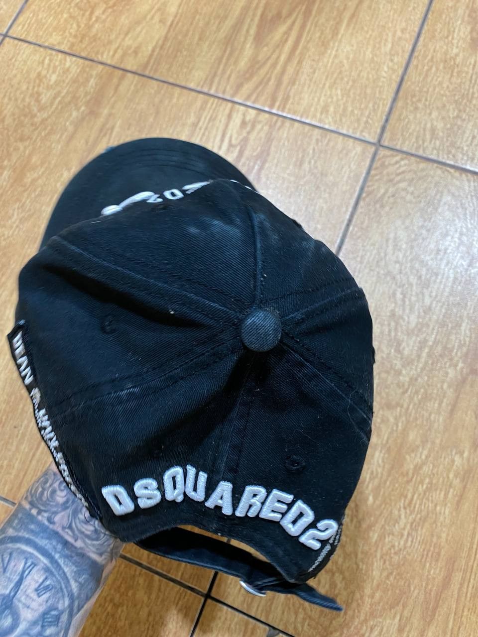 Dsquared2 Rare Dsquared2 cap black with text Size ONE SIZE - 8 Thumbnail