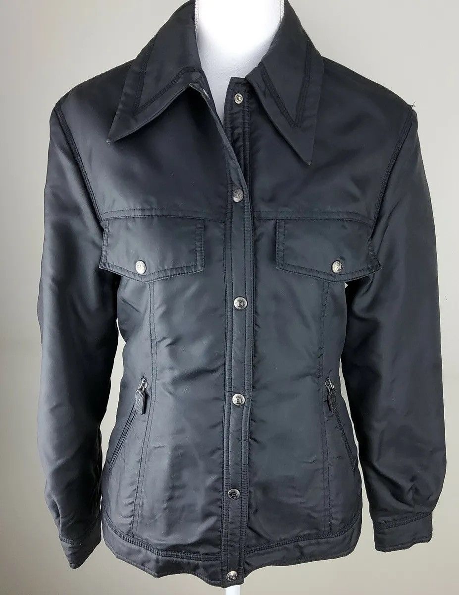 Fendi HEAT🔥FENDI JEANS MESH BACK SNAP FRONT SWINGER JACKET Size US S / EU 44-46 / 1 - 2 Thumbnail