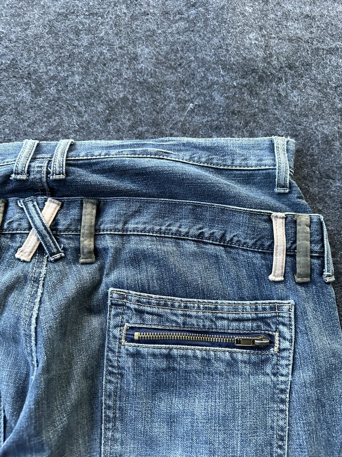 If Six Was Nine × PPFM Double Waist Unbrand Japan Paint Dirty Style D409 Size US 34 / EU 50 - 6 Thumbnail