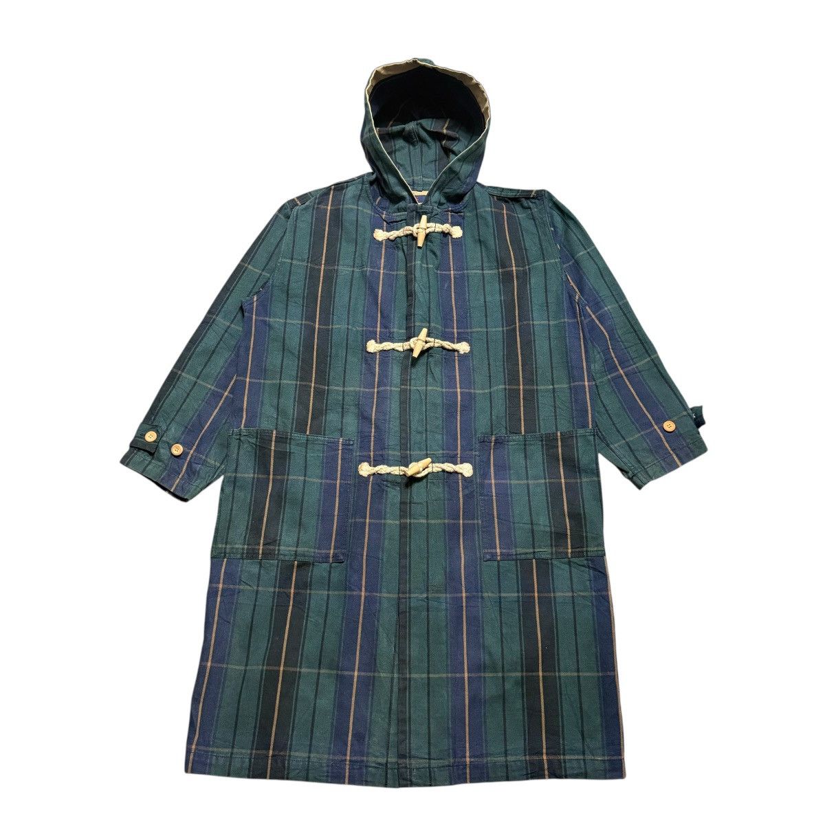 45rpm 45rpm North Marine Drive Tartan Sailor Duffle Coat Size US M / EU 48-50 / 2 - 4 Thumbnail