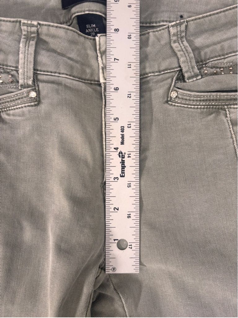 White House Black Market Women's White House Black Market Green Cargo Pants Size 2R Size 28" / US 6 / IT 42 - 4 Thumbnail