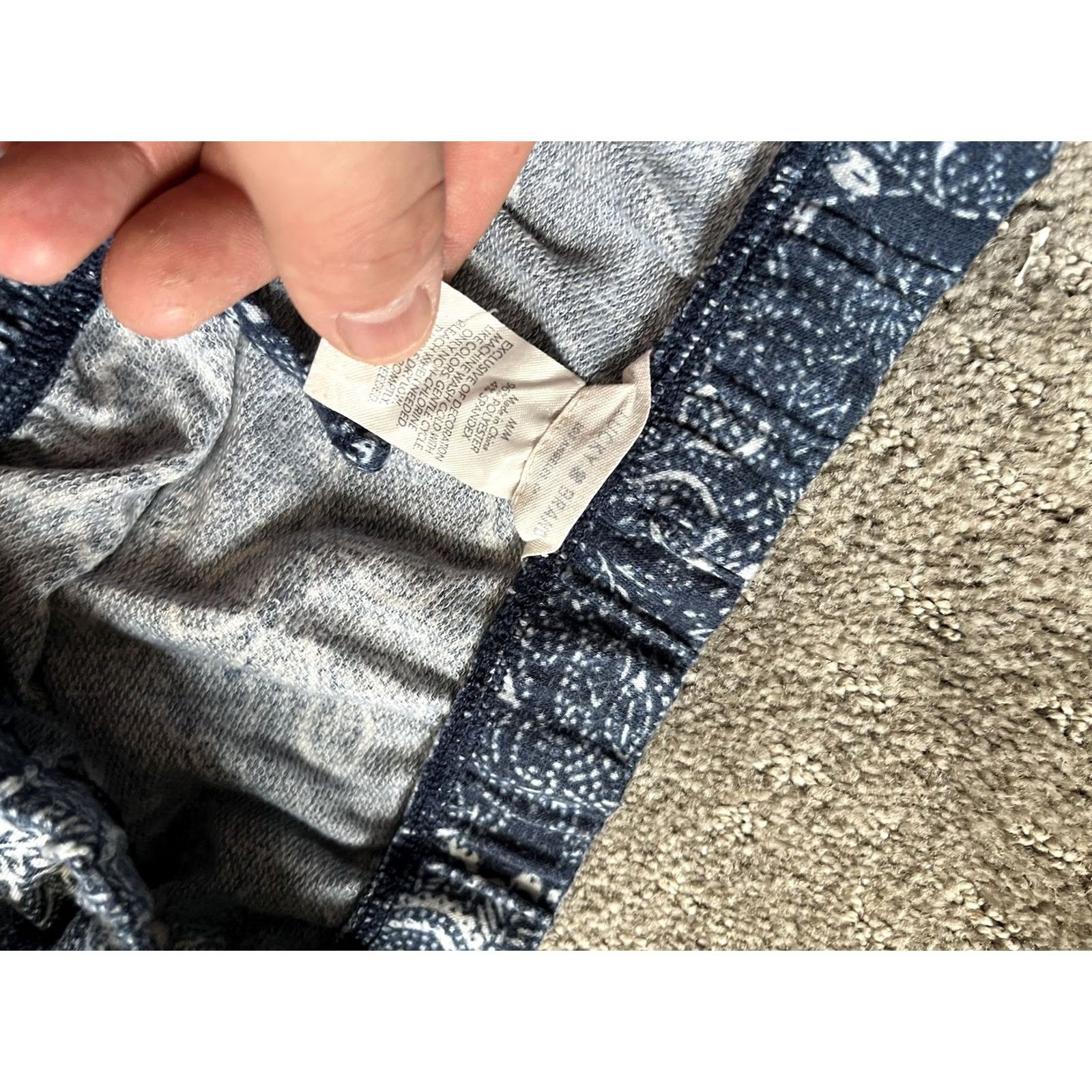 Lucky Brand Lucky Brand Pants Womens Lounge Drawstring Pockets Blue Floral Medium Size 32" / US 10 / IT 46 - 5 Thumbnail