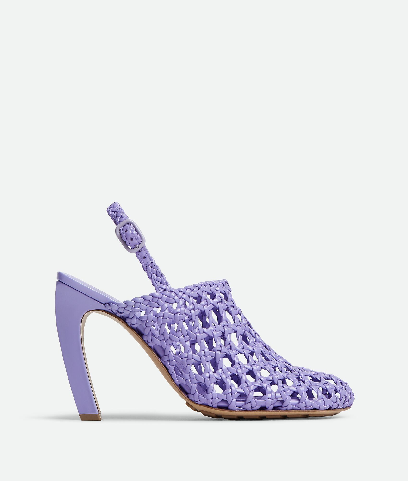 Bottega Veneta o1loc1c0925 754008 Jimbo Slingback Pumps in Purple Size US 6 / IT 36 - 1 Thumbnail