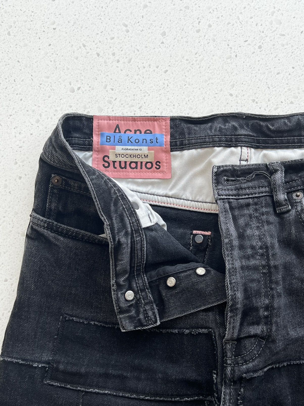 Acne Studios Acne Bla Konst Patchwork Denim Size US 30 / EU 46 - 2 Thumbnail