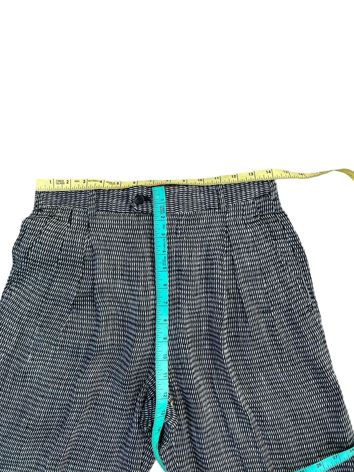 Comme des Garcons Homme Vintage 90s CDGH 100% Linen Psychedelic Trouser Pant Size US 28 / EU 44 - 3 Thumbnail