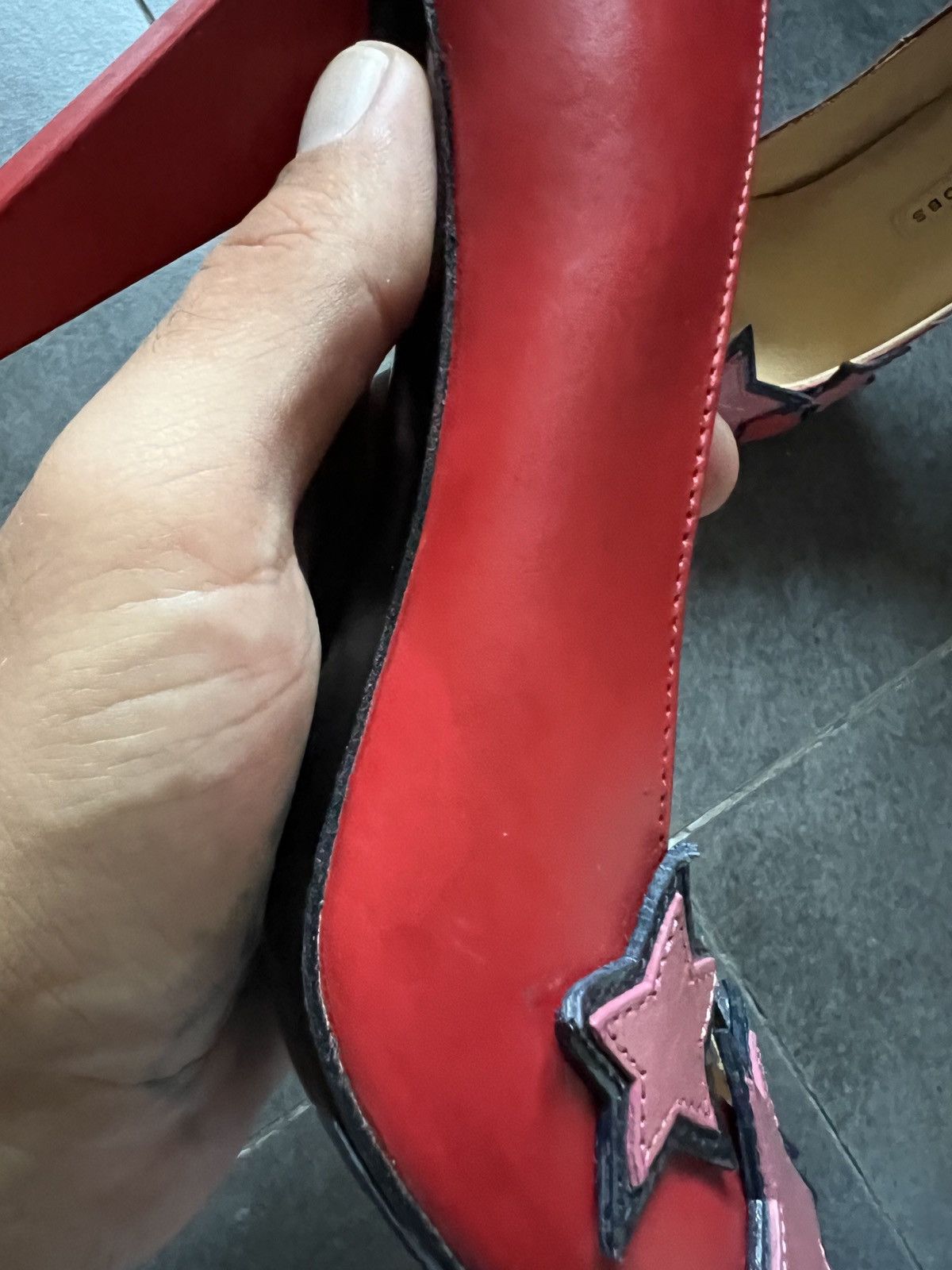 Marc by Marc Jacobs × Vintage Louis Vuitton style Marc Jacobs vintage stars heels Size US 6.5 / IT 36.5 - 9 Thumbnail