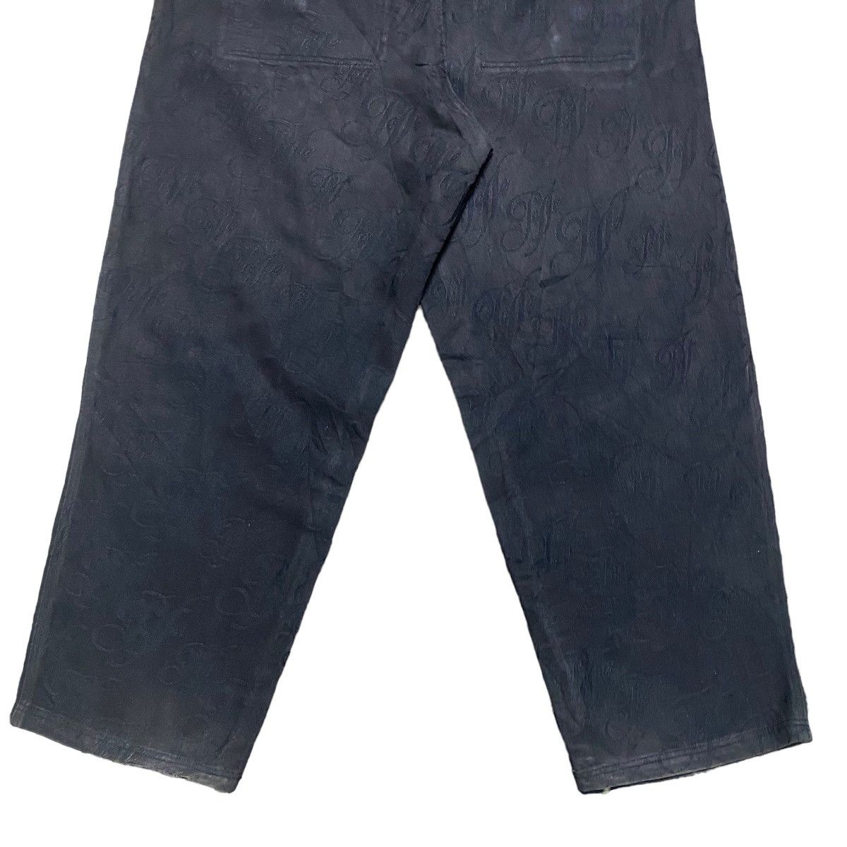 Marc Buchanan Vintage Pelle Pelle Monogram Denim Baggy Pants Size US 44 / EU 60 - 11 Thumbnail