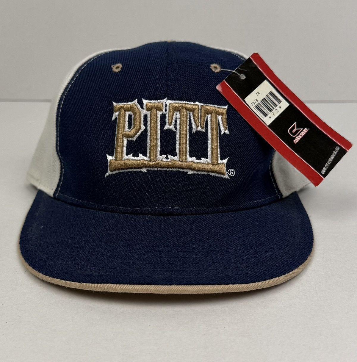 Colosseum Athletics Y2K University Pittsburgh Pitt Panthers Hat Fitted 7 3/8 NEW Size ONE SIZE - 1 Thumbnail