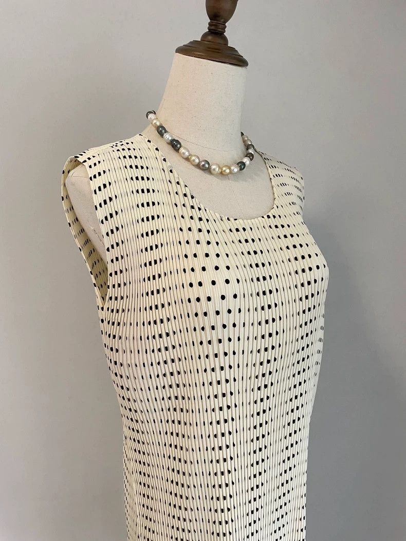 Issey Miyake Issey Miyake polka dot dress Size L / US 10 / IT 46 - 3 Thumbnail