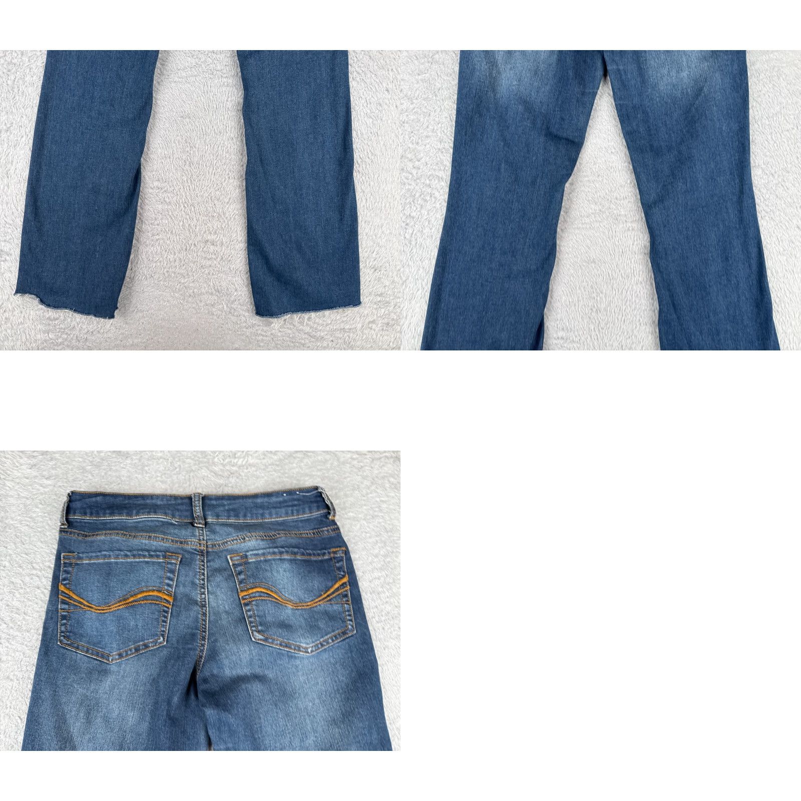 Vintage SO Jeans Juniors 9 Blue Denim Bootcut Low Rise Cotton Blend Medium Wash 28x29 Women Jeans Boots? Size 30" / US 8 / IT 44 - 10 Thumbnail
