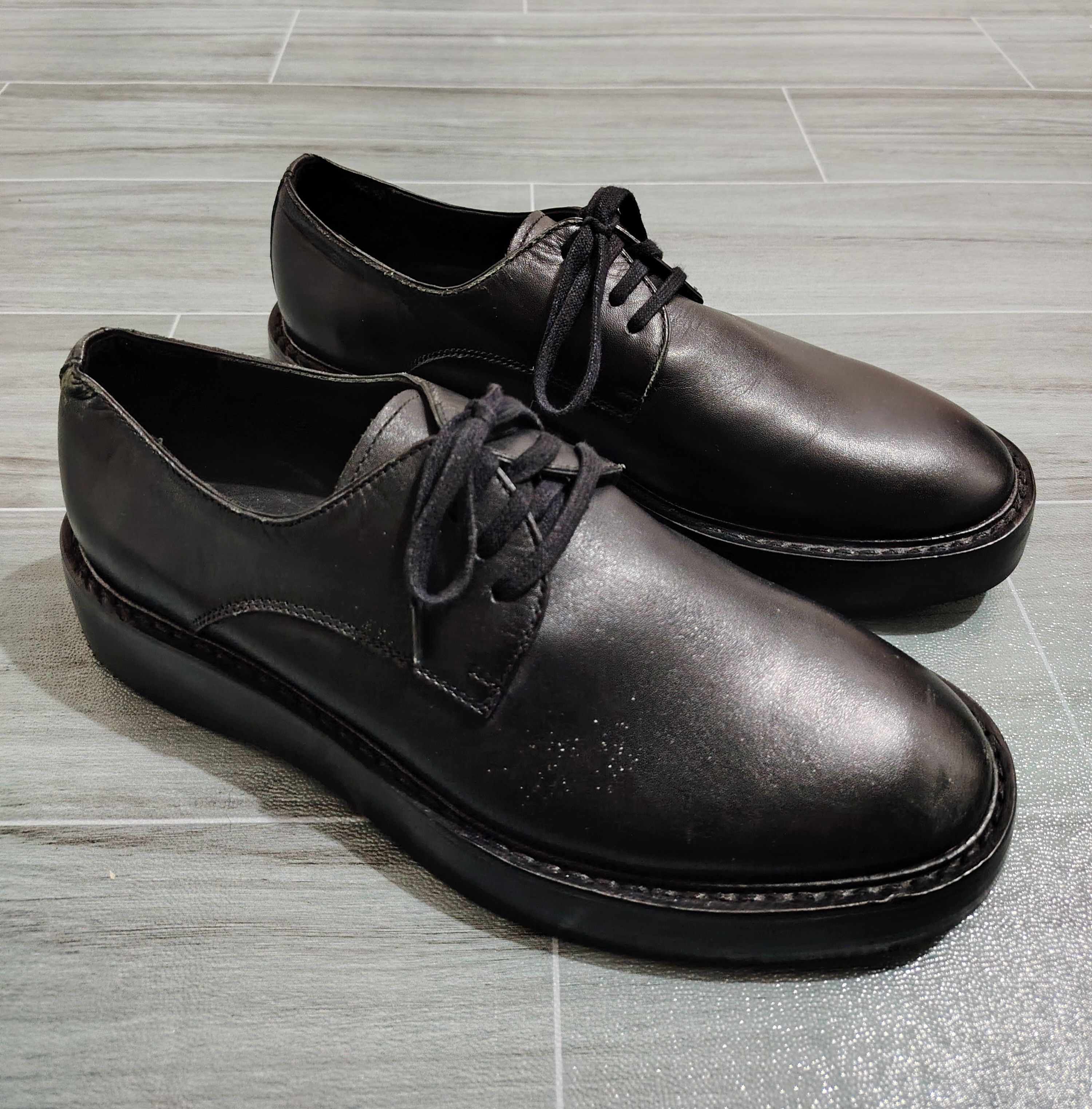 BOTTEGA VENETA - Platform Lace-Up Derby Shoes