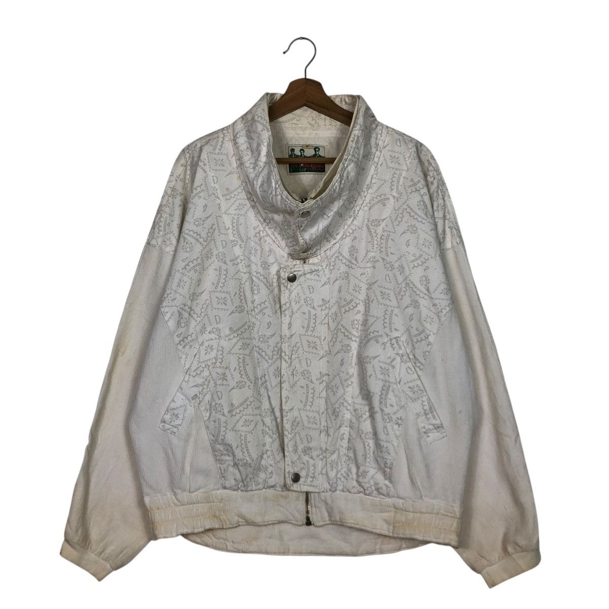 Japanese Brand 🔥VINTAGE BIKER BOMBER JACKET KING JONATHAN ISSEY MIYAKE Size US M / EU 48-50 / 2 - 3 Thumbnail