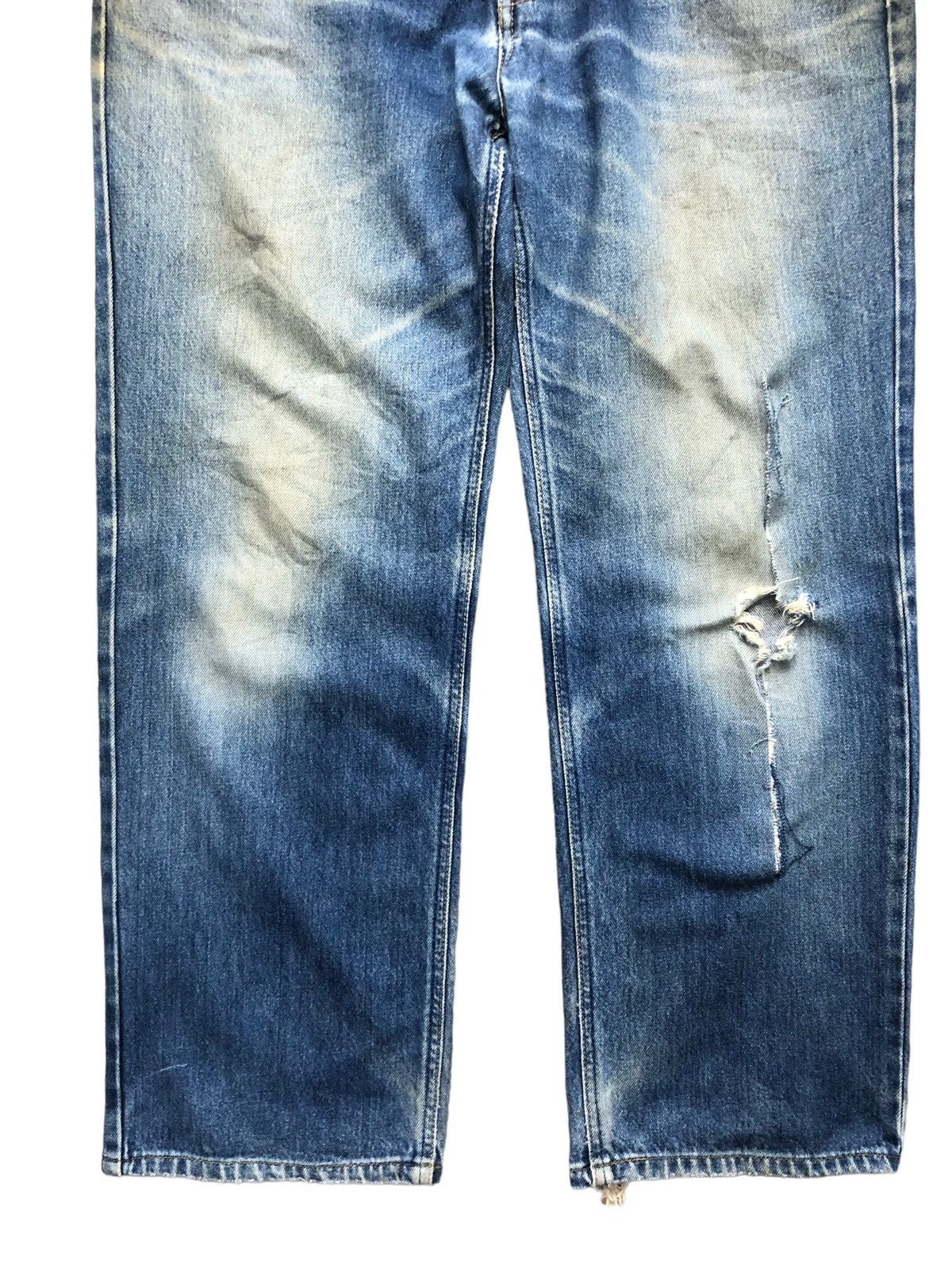Japanese Brand × Lee × Vintage Vintage Lee Ripped Distressed Denim Jeans Size US 35 - 4 Thumbnail