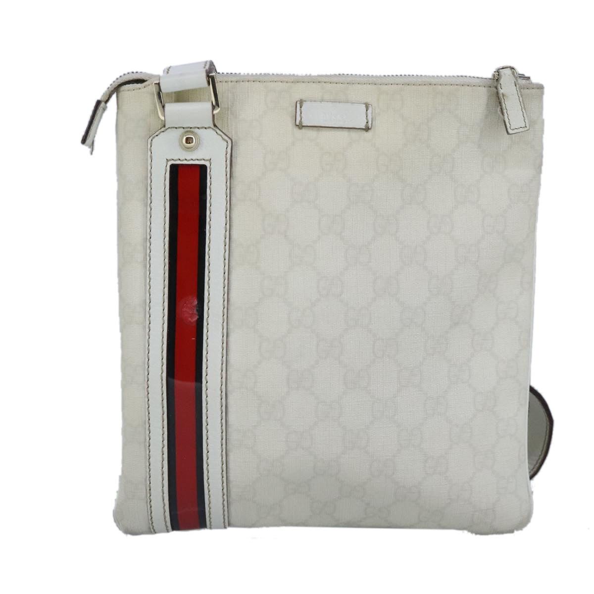 Gucci GUCCI GG Supreme Sherry Line Shoulder Bag Pvc Pink White Red Size ONE SIZE - 13 Thumbnail