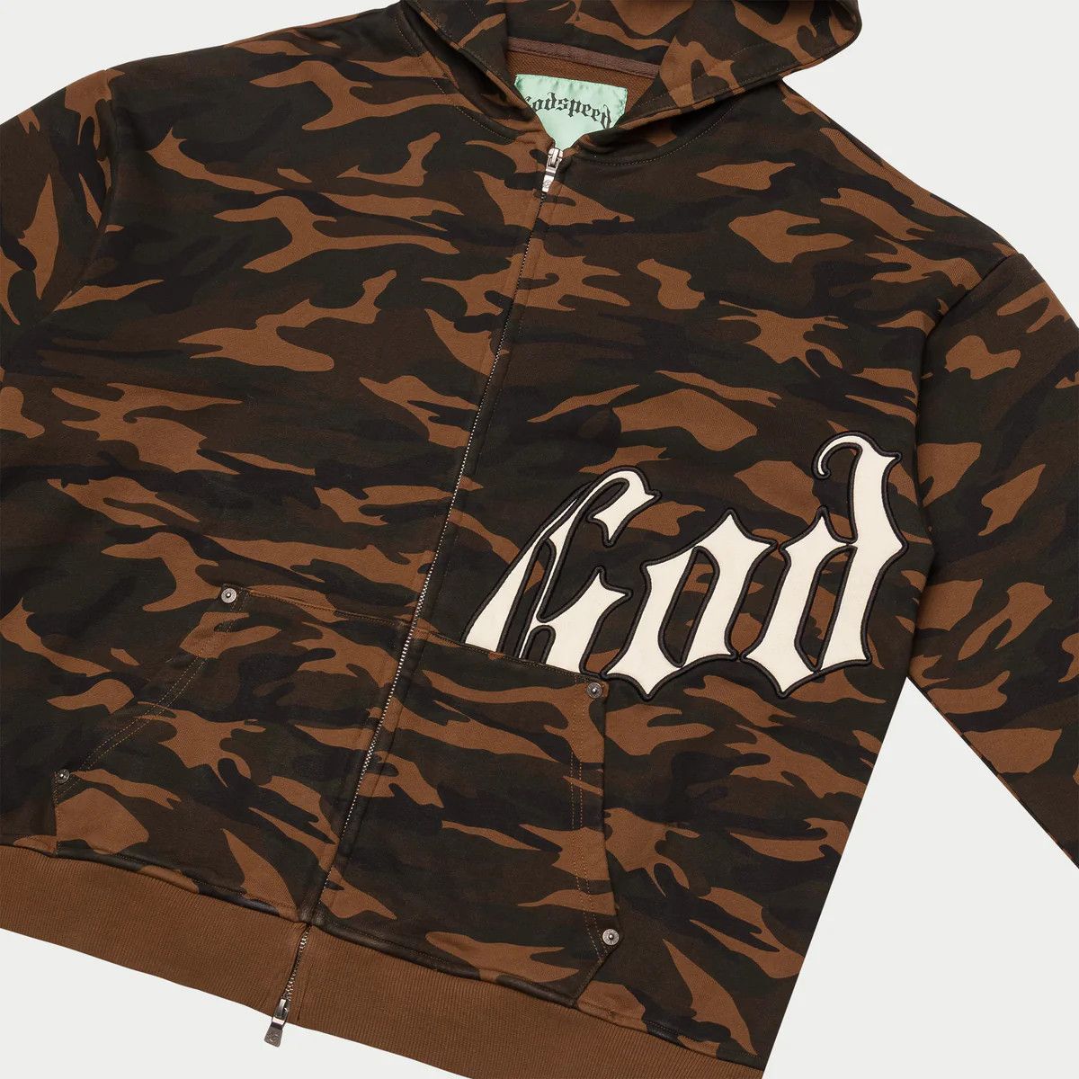 Godspeed Godspeed OG Logo Brown Camo Hoodie Size US XXL / EU 58 / 5 - 3 Thumbnail