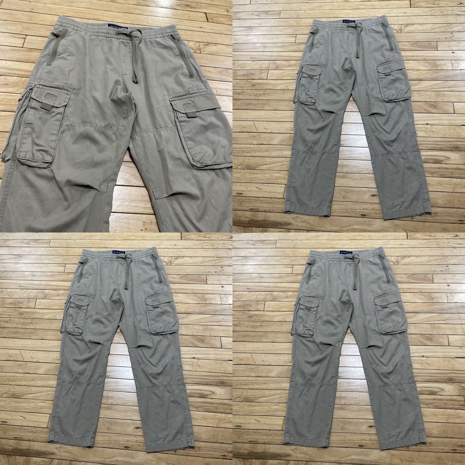 Abercrombie & Fitch Abercrombie & Fitch Cargo Joggers Pants M 32x28 Green Lounge Utility Capsule Size US 31 - 10 Thumbnail