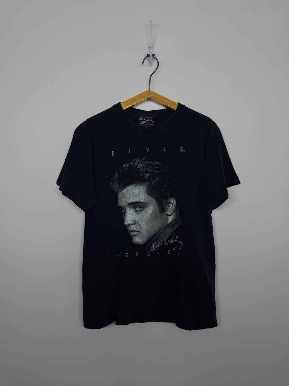 Band Tees Vintage Y2k 2005 Elvis Presley Black T-shirt Size US S / EU 44-46 / 1 - 3 Thumbnail