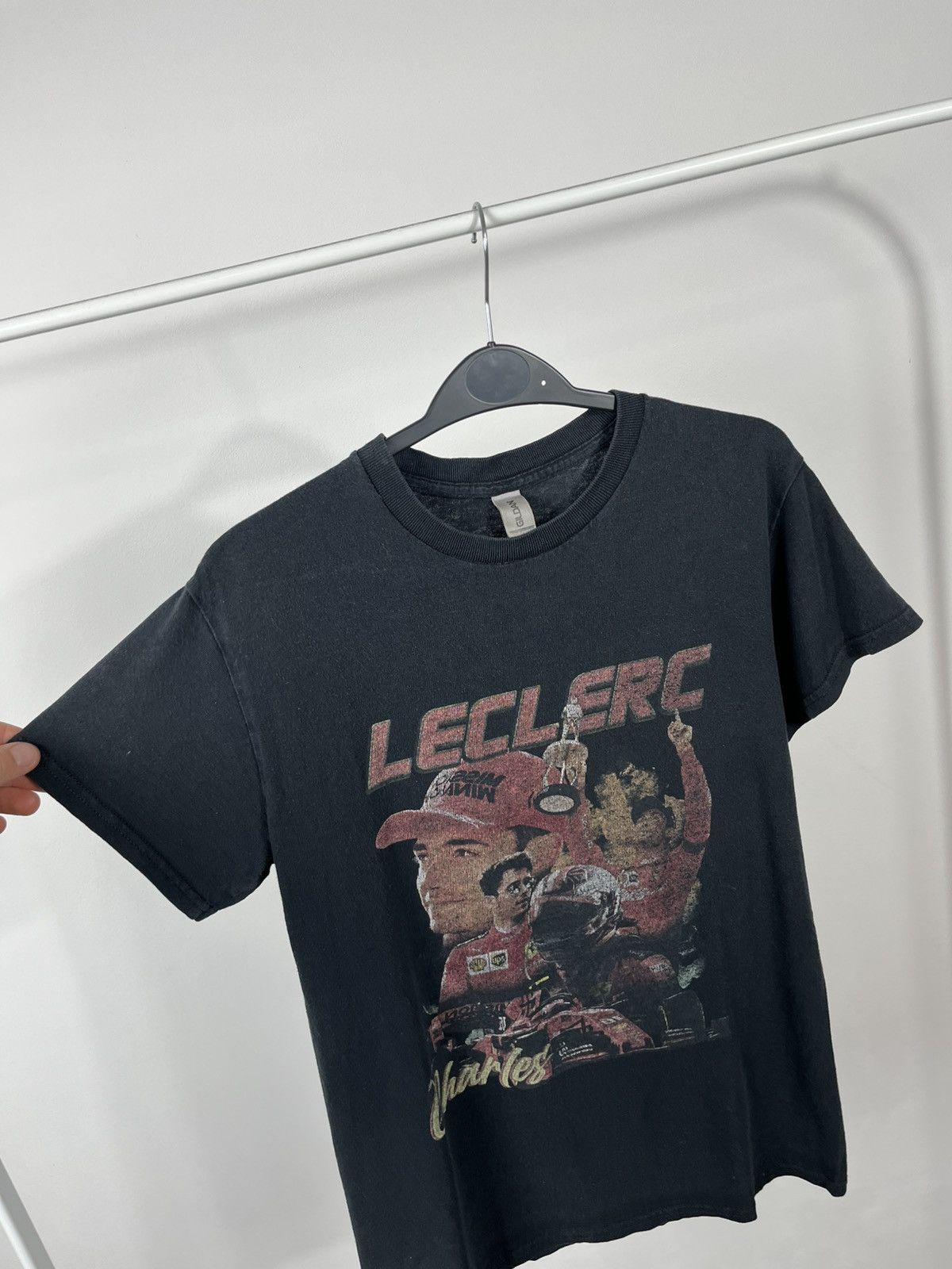 Other Charles Leclerc Formula 1 vintage style graphic tee black Size US S / EU 44-46 / 1 - 7 Thumbnail