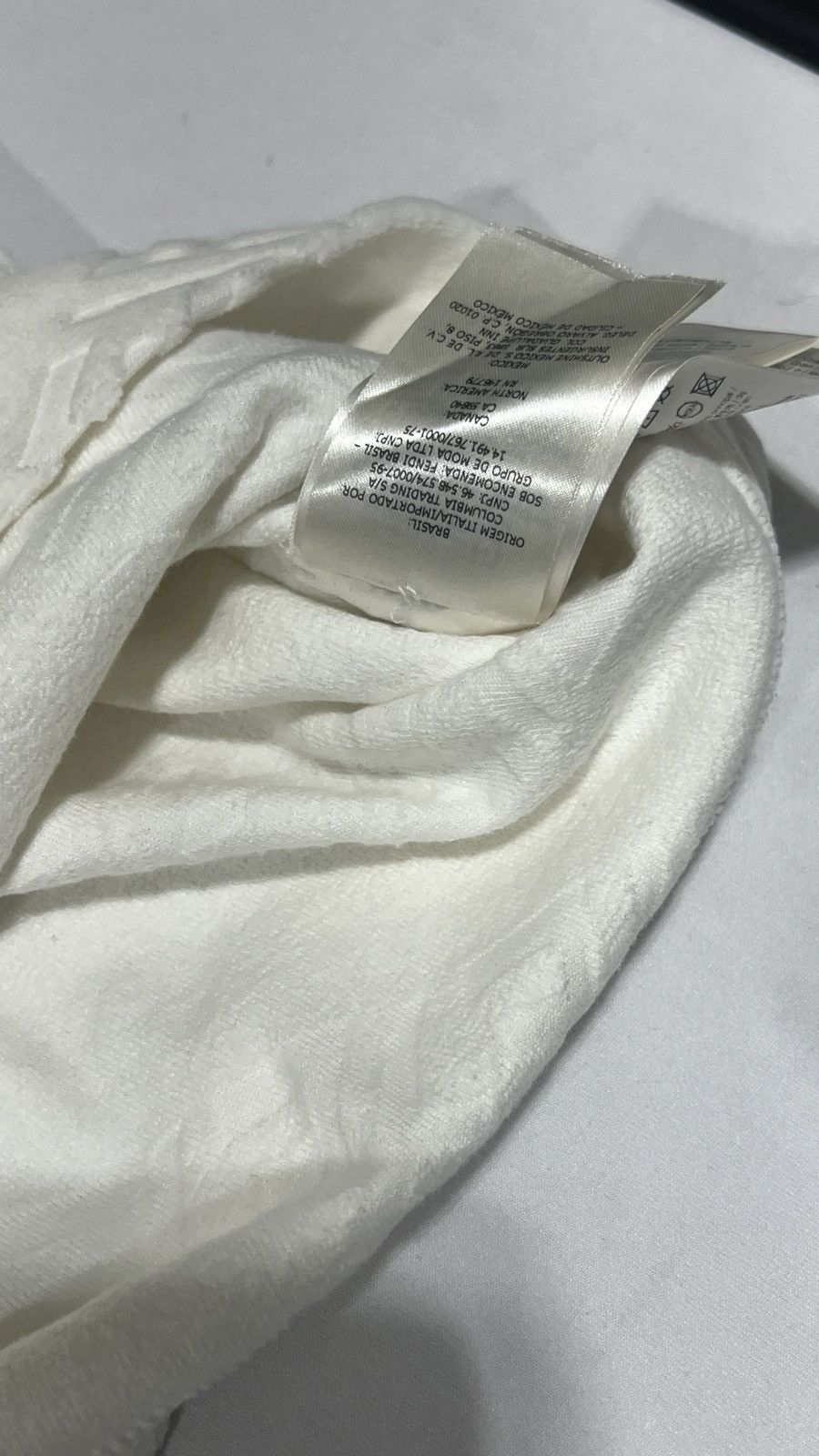Fendi Fendi Monogram Towel White Tee Size US L / EU 52-54 / 3 - 11 Thumbnail