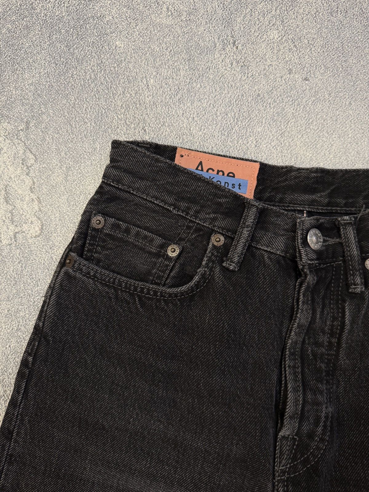 Acne Studios Acne Studios Jeans Denim Skinny Pants Melk Stay Black Size US 26 / EU 42 - 5 Thumbnail
