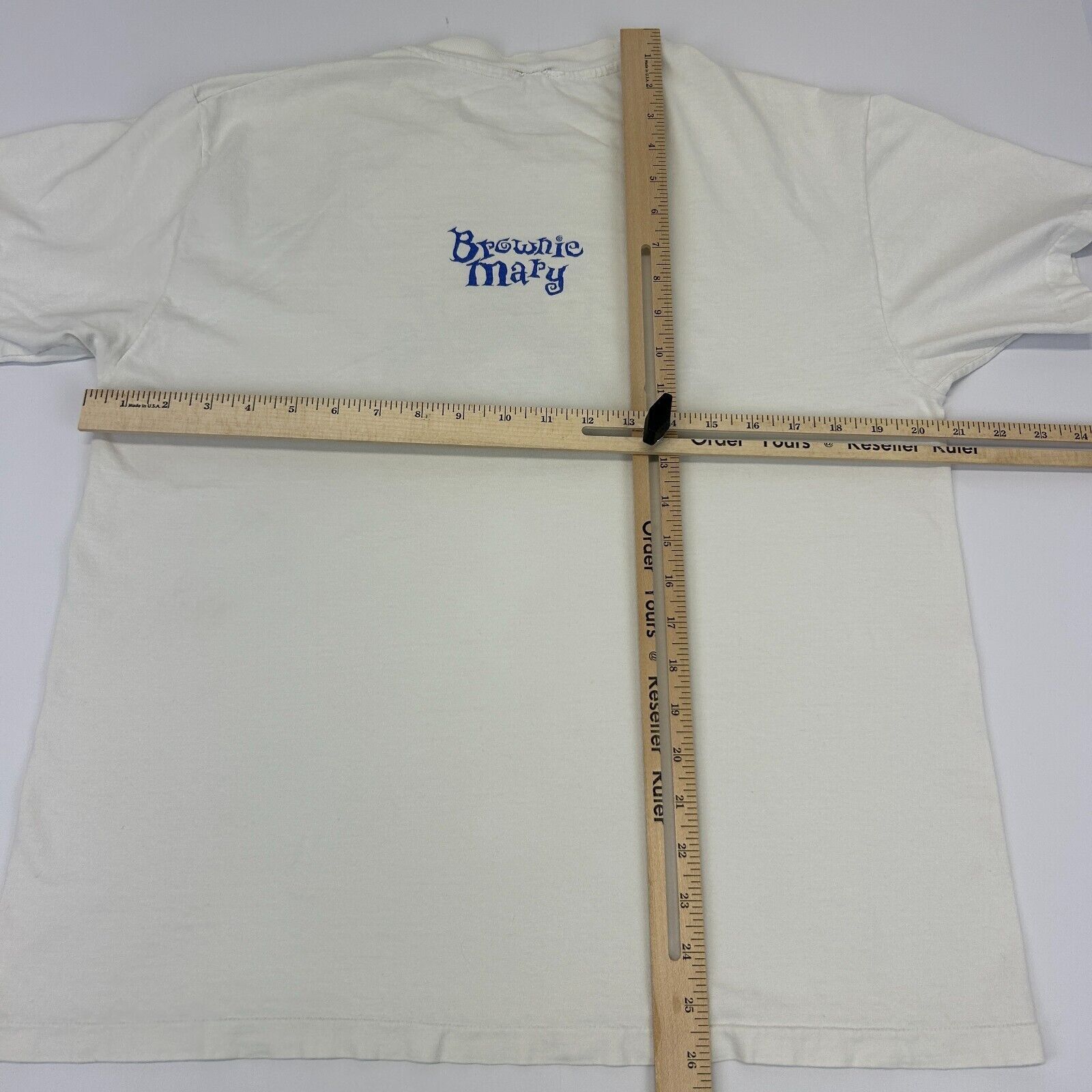 Vintage Vintage 90s Brownie Mary Band T Shirt White Pittsburgh Large Size US L / EU 52-54 / 3 - 10 Thumbnail