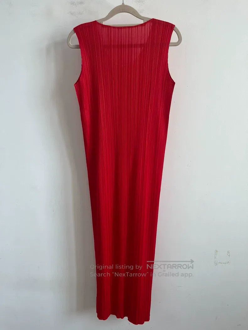Issey Miyake Issey Miyake Red Dress Size M / US 6-8 / IT 42-44 - 2 Thumbnail