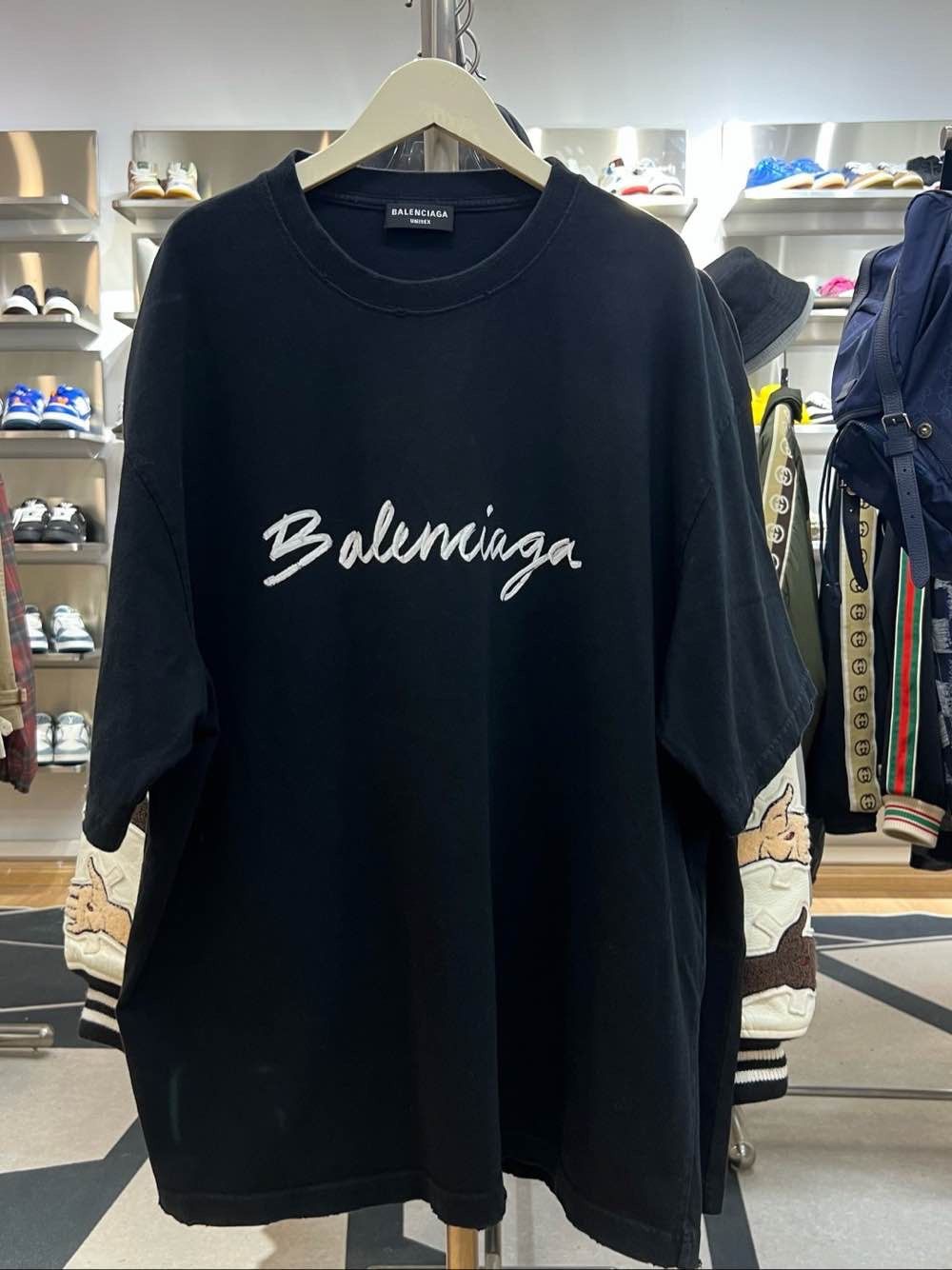 Balenciaga Balenciaga Script Logo T-Shirt Size XL Size US XL / EU 56 / 4 - 1 Thumbnail