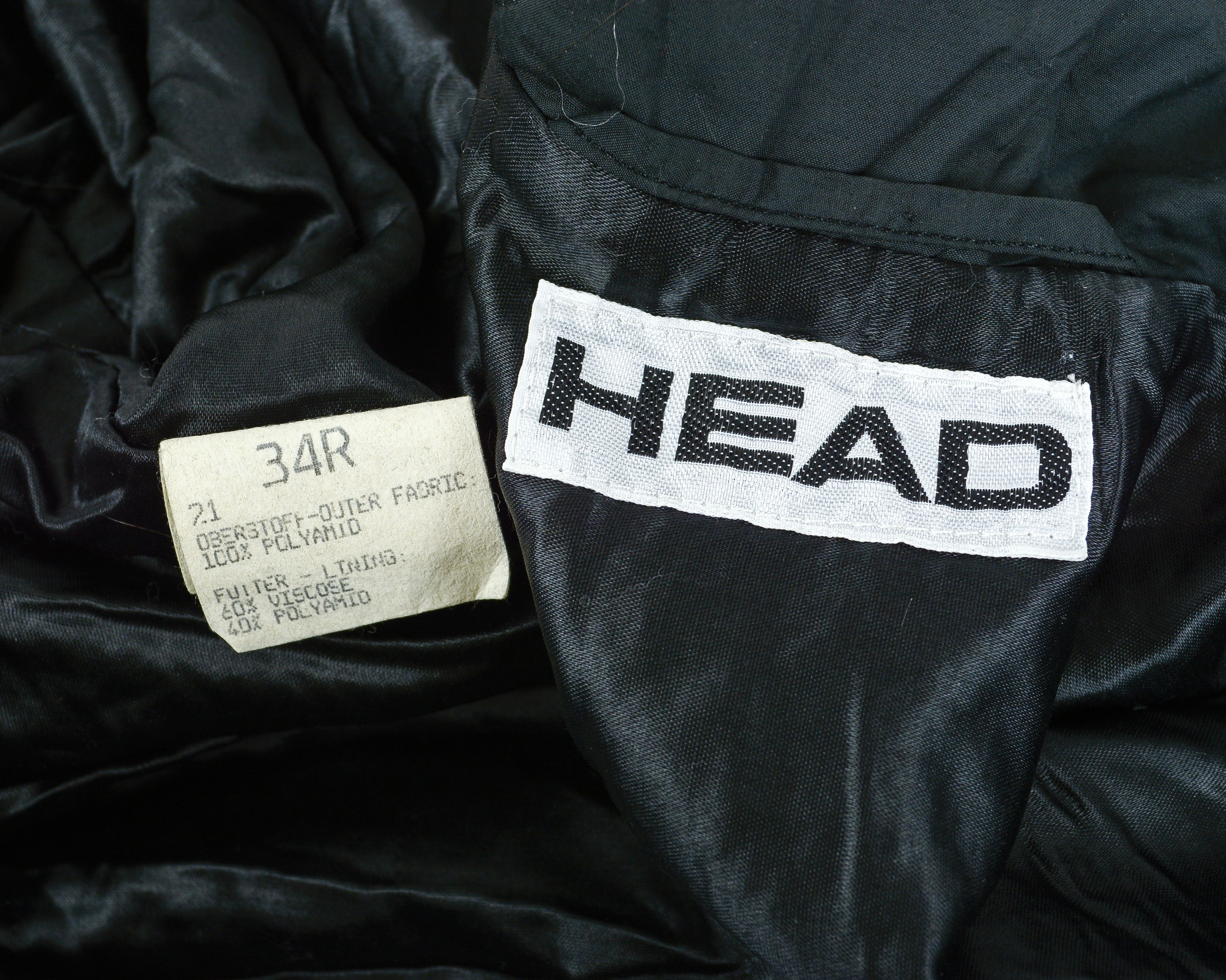 Vintage HEAD S Ski Suit EU 34 Jumpsuit Overalls Padded Coveralls 80s Size 28" / US 6 / IT 42 - 6 Thumbnail