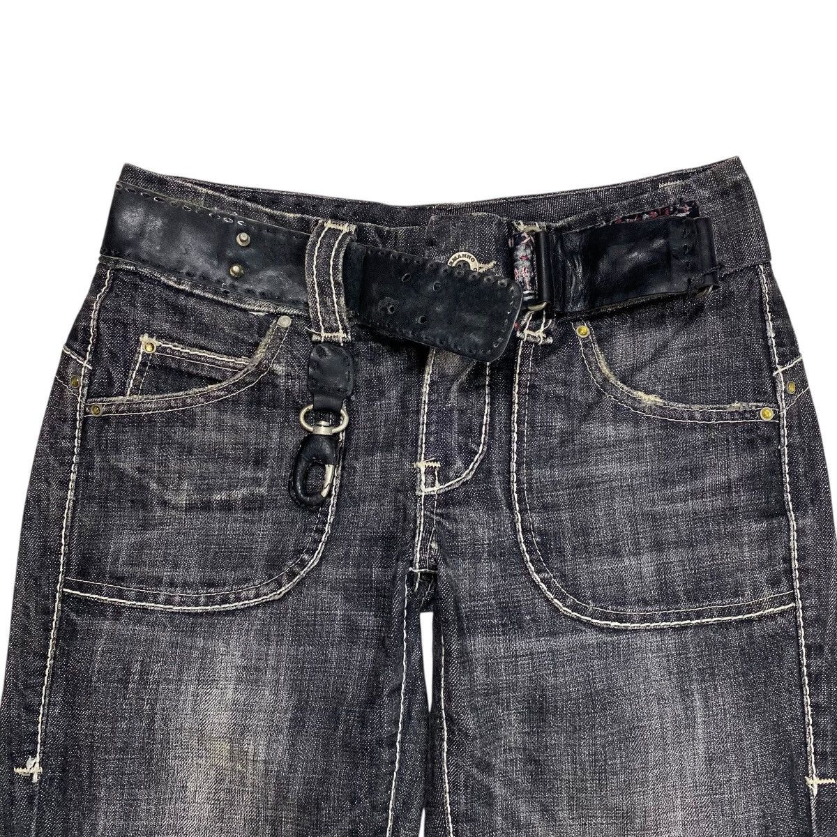 Ermanno Scervino Ermanno Scervino Patchwork Flared Denim Pants Size US 28 / EU 44 - 6 Thumbnail