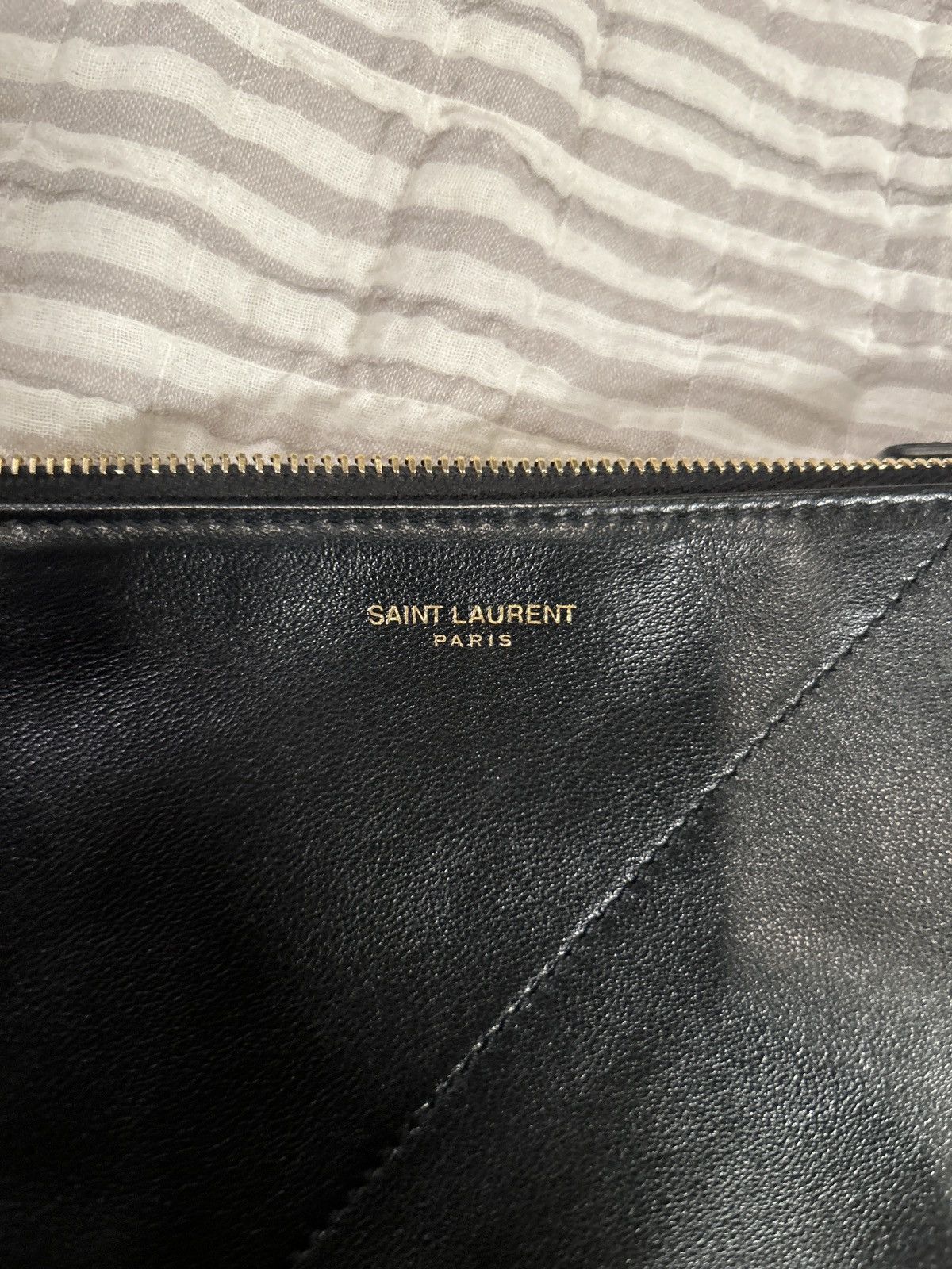 Yves Saint Laurent Yves Saint Laurent Jamie embellished quilted leather bag Size ONE SIZE - 10 Thumbnail