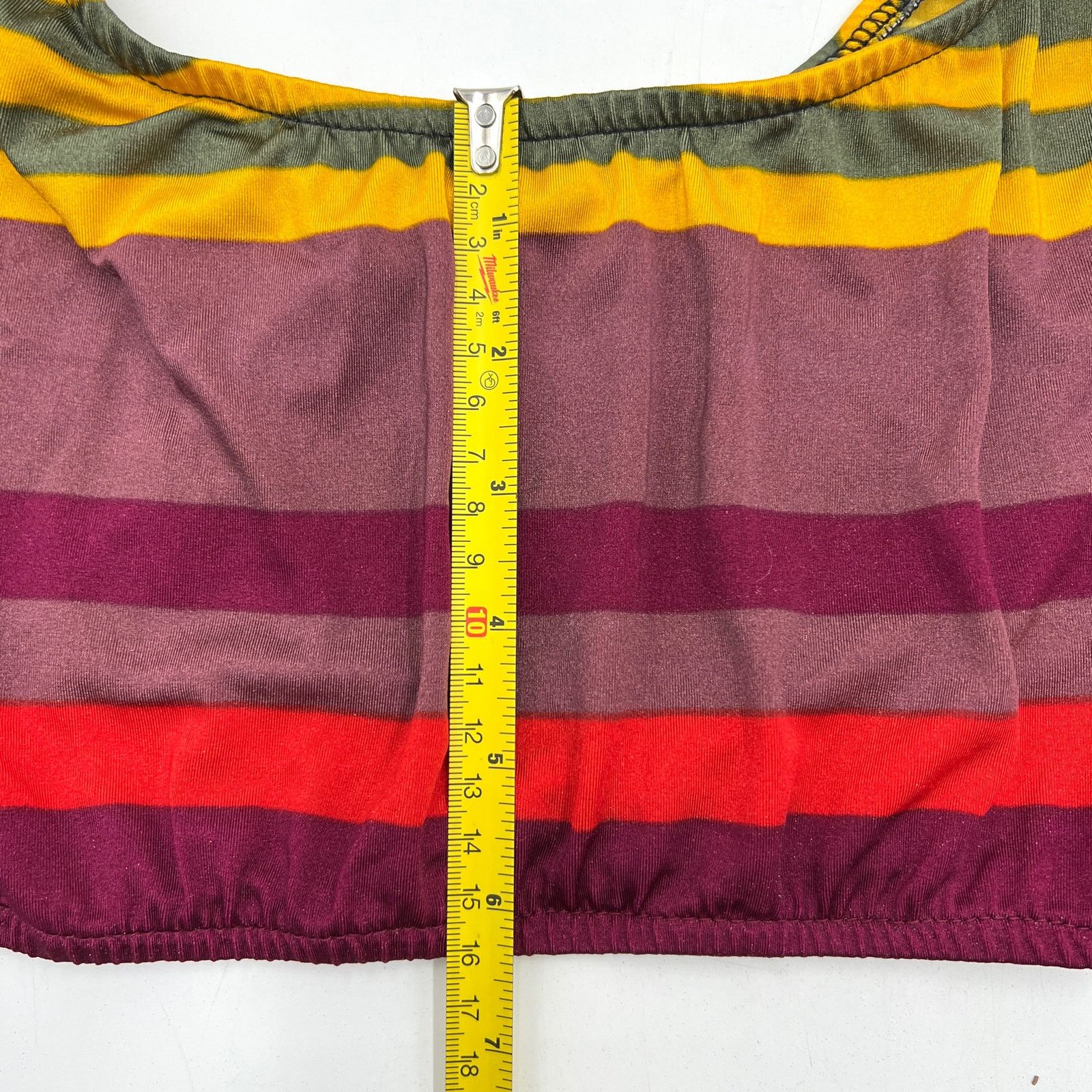 Dior Vintage 80s Christian Dior Beachwear Bikini Striped Size ONE SIZE - 3 Thumbnail