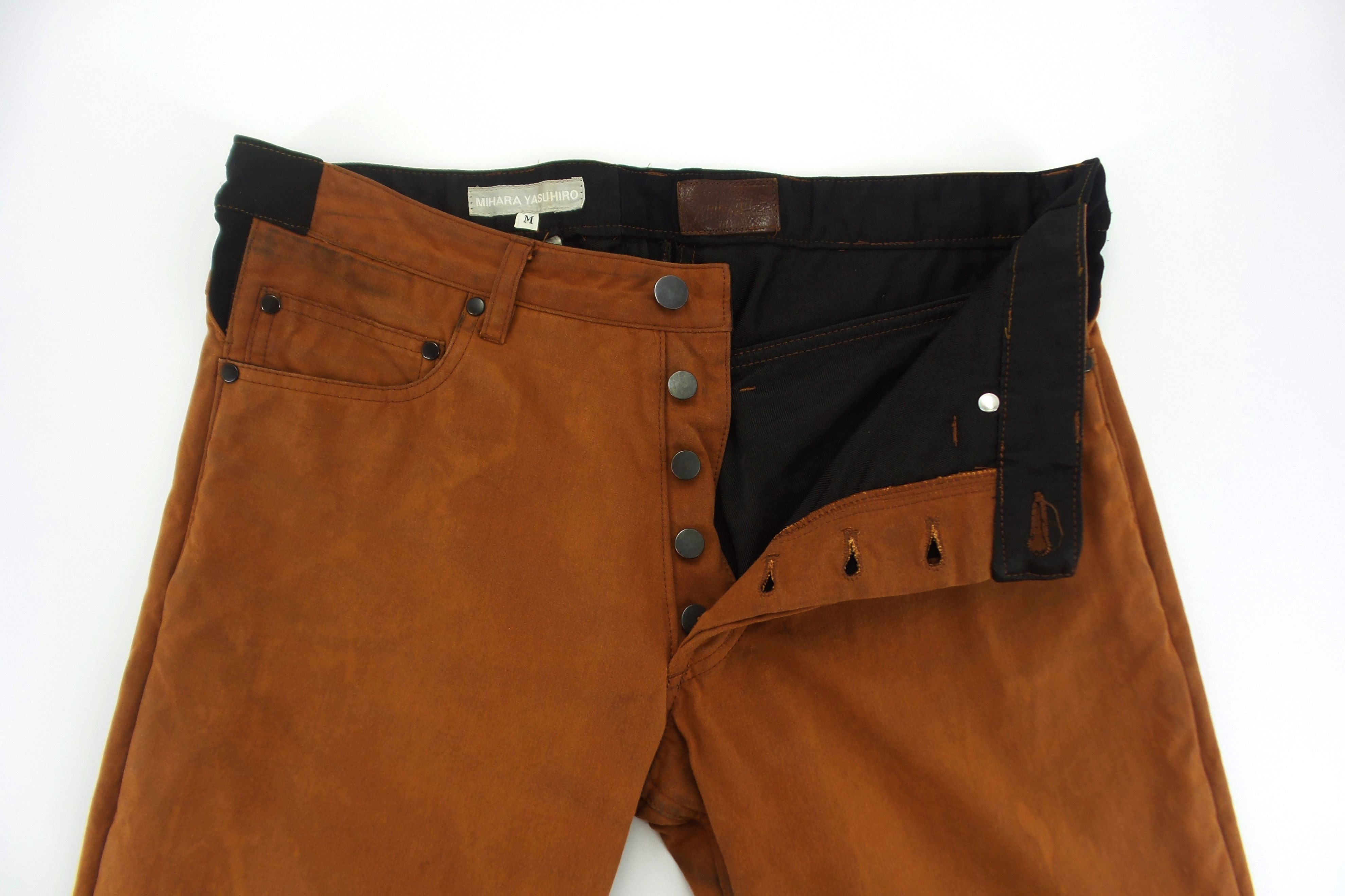 Designer × Japanese Brand × Maison MIHARA YASUHIRO Miharayasuhiro Millerain Fabric Wax Cotton Jeans W32xL40 Size US 32 / EU 48 - 2 Thumbnail