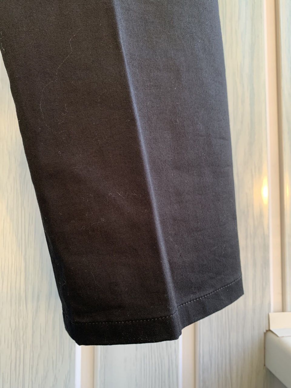 Prada × Vintage Prada Women’s 2011 Black Tab Cotton Straight Trousers Size 30" / US 8 / IT 44 - 14 Thumbnail