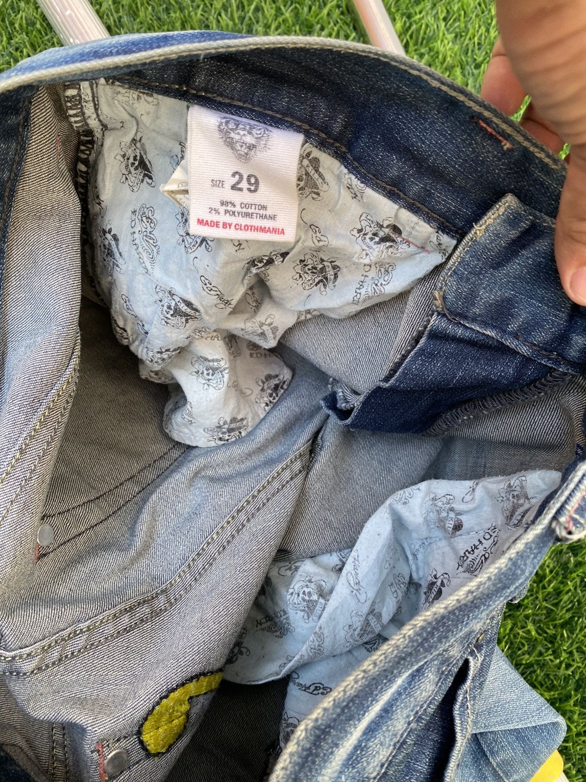 Christian Audigier × Ed Hardy W32x30 ed hardy jeans Size 32" / US 10 / IT 46 - 11 Thumbnail
