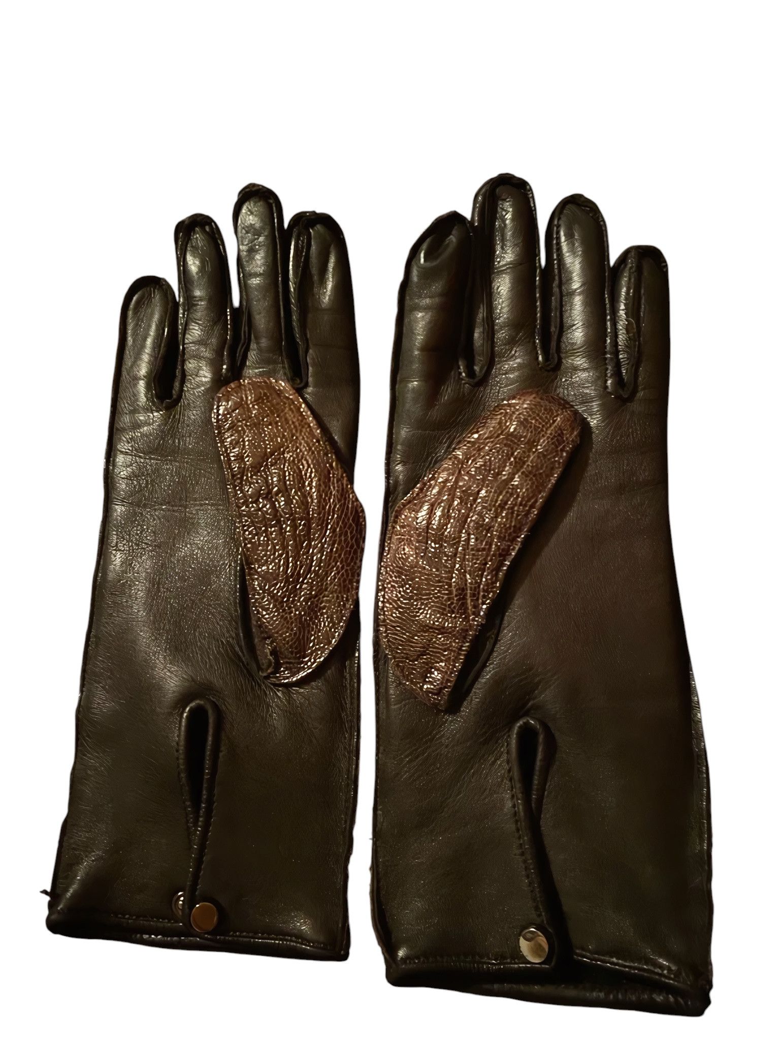 Burberry Prorsum F/W 2008 RUNWAY REAL PYTHON SKIN GLOVES Size ONE SIZE - 4 Thumbnail